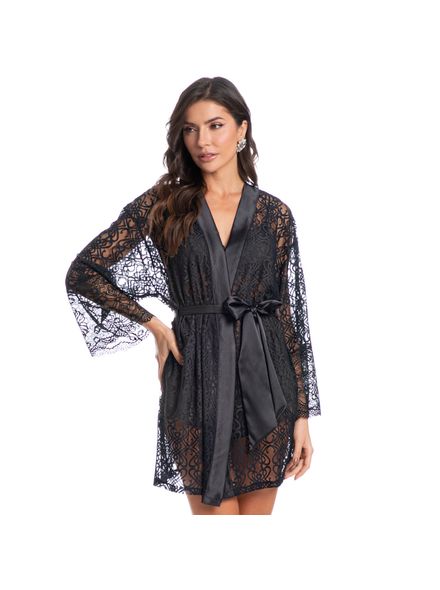 Robe-Feminino-Curto-De-Renda-Com-Cetim-Hortencia