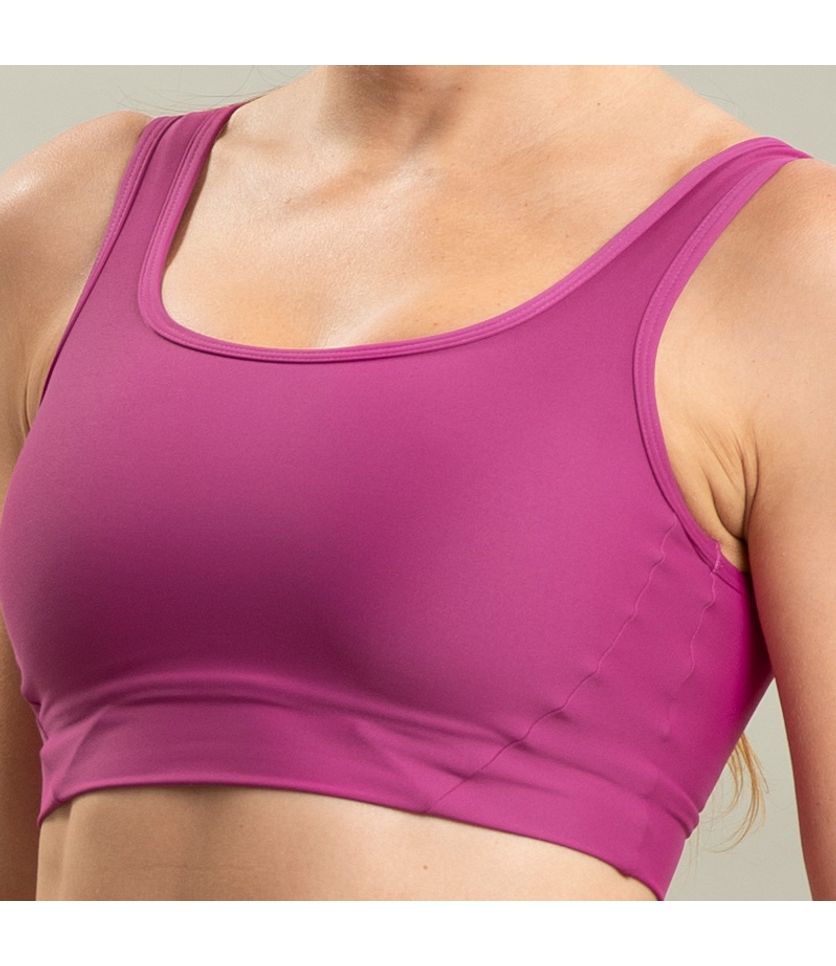 Top Feminino Square Crop Bounce Vivame - Imagem 5 - Desktop