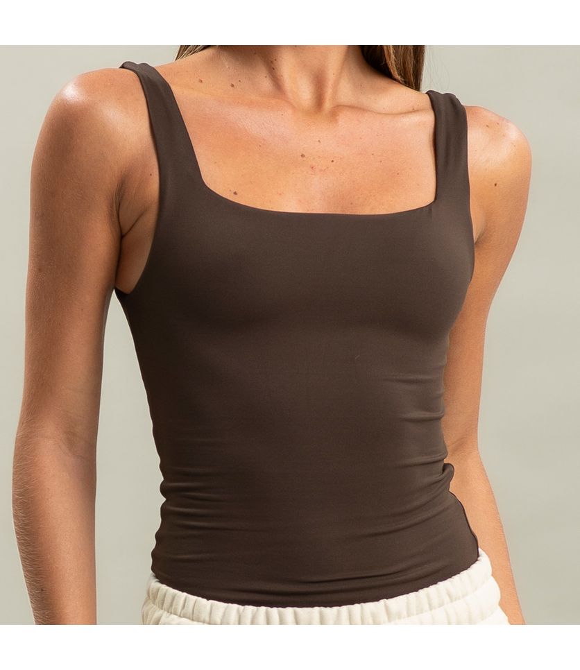 Regata Feminina Squareneck Contour 1 Vivame - Imagem 5 - Desktop