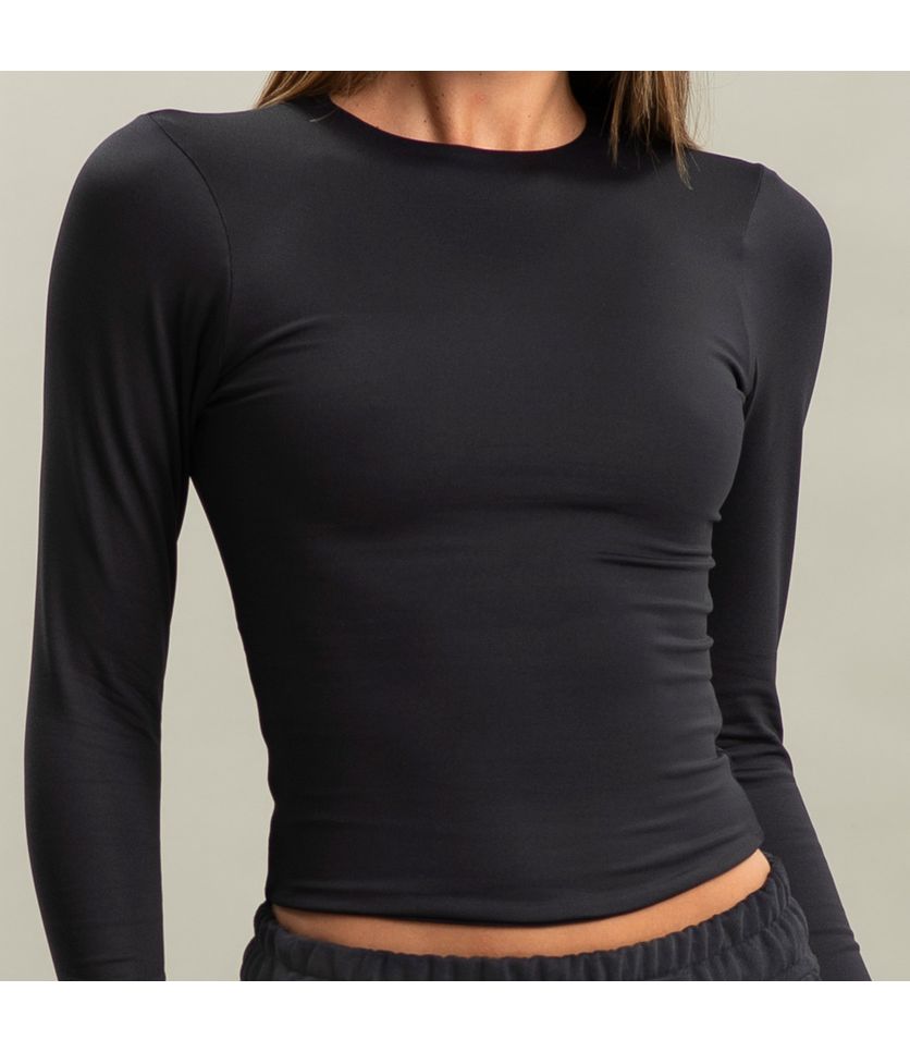 Blusa Feminina Manga Longa Contour 1 Vivame - Imagem 5 - Desktop