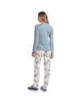 Pijama-Feminino-Longo-Floral-Lola-Azul