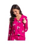 Pijama-Feminino-Longo-Abotoado-Clarisse-Rosa