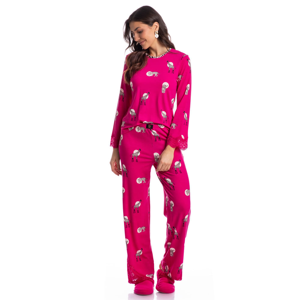 Pijama-Feminino-Longo-Wide-Leg-Clarisse-Rosa