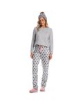 Pijama-Feminino-Longo-Em-Microsoft-Poa-Ines