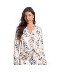 Pijama-Feminino-Longo-Abotoado-Floral-Maiana