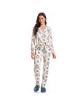 Pijama-Feminino-Longo-Abotoado-Floral-Maiana