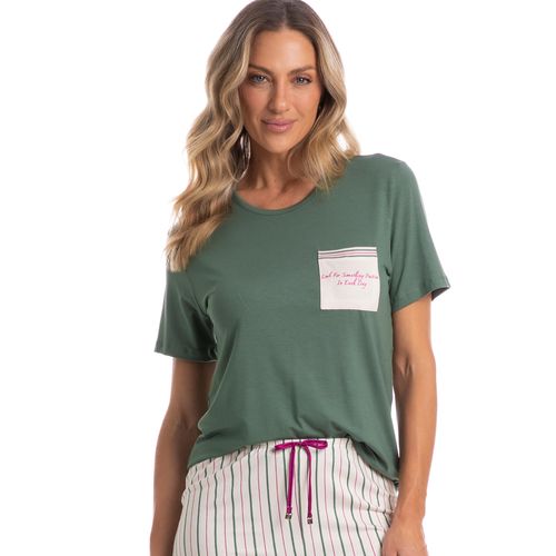 Pijama-Feminino-Curto-Com-Bolso-Lina-Verde