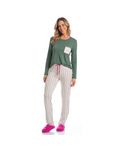 Pijama-Feminino-Longo-Com-Bolso-Lina-Verde