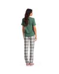 Pijama-Feminino-Curto-Com-Bolso-Xadrez-Mariana