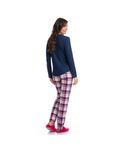 Pijama-Feminino-Longo-Xadrez-Leticia