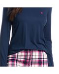 Pijama-Feminino-Longo-Xadrez-Leticia