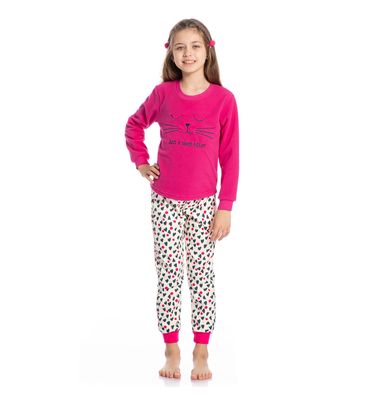 Pijama Larissa Soft Longo Infantil - Imagem 3 - Mobile