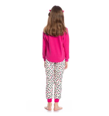 Pijama Larissa Soft Longo Infantil - Imagem 4 - Mobile