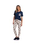 Pijama-Feminino-Longo-Manga-Curta-Lile