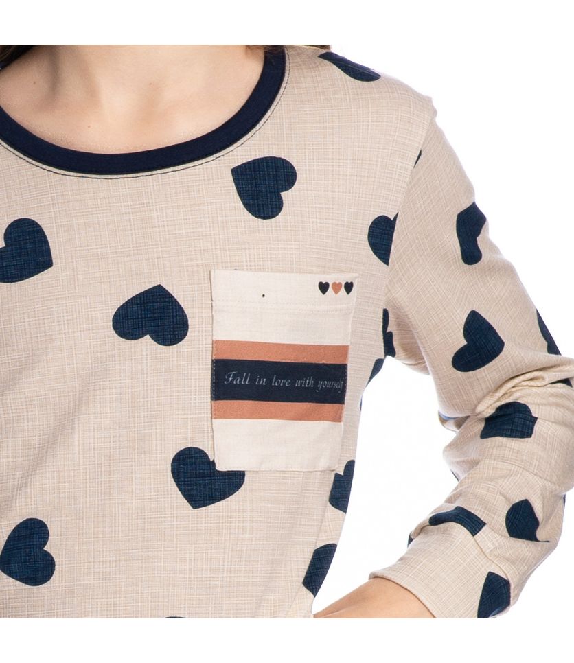 Pijama Infantil Feminino Longo Lile - Imagem 5 - Desktop