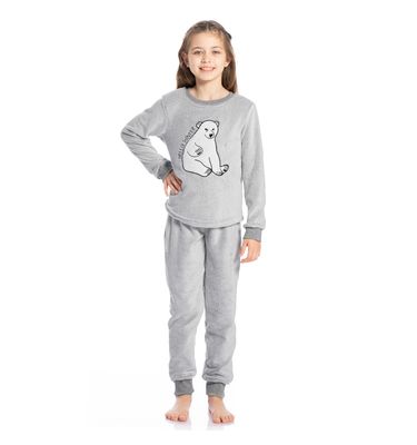Pijama Infantil Unissex Longo Soft Polar - Imagem 3 - Mobile