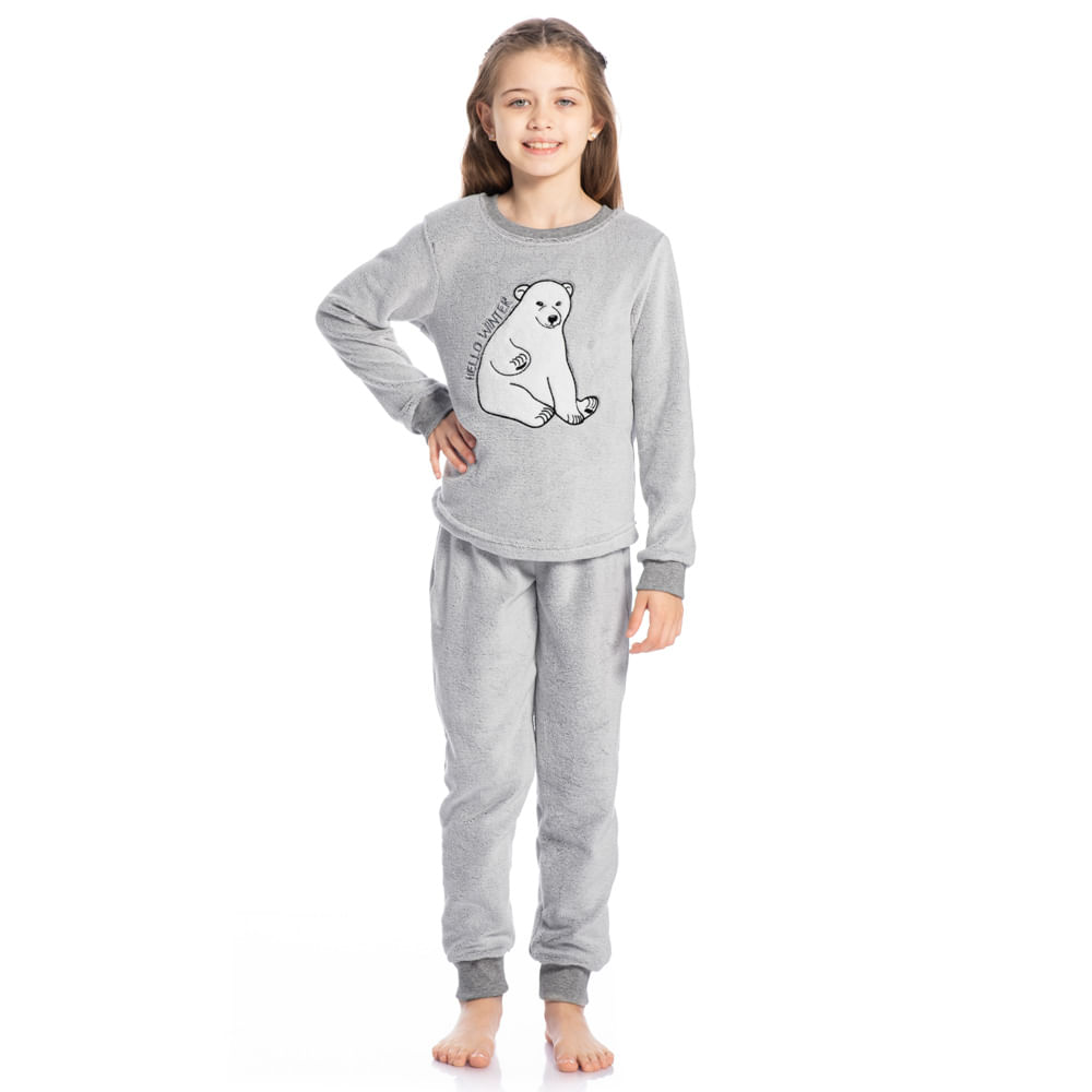Pijama-Infantil-Unissex-Longo-Soft-Polar