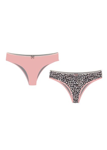 Kit De Calcinhas Lia Rosa-3 - Imagem 1