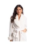 -Robe-Feminino-Longo-Em-Fleece-Com-Pelo-Giordana-Branco