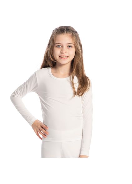 Blusa Infantil Unissex Thermo Branco - Imagem 1