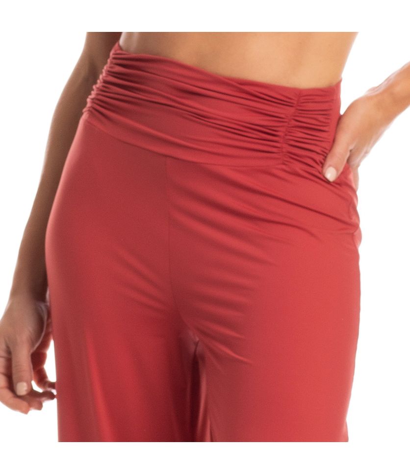 Calça Feminina Com Cós Franzido Jeri - Imagem 5 - Desktop