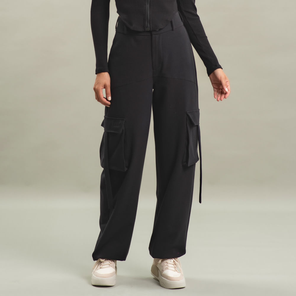 Calça Feminina Cargo Com Bolso Chloe Vivame - Imagem 1