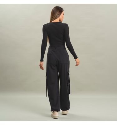 Calça Feminina Cargo Com Bolso Chloe Vivame - Imagem 4 - Mobile