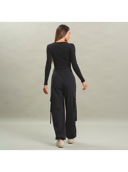 Calça Feminina Cargo Com Bolso Chloe Vivame - Imagem 4 - Desktop