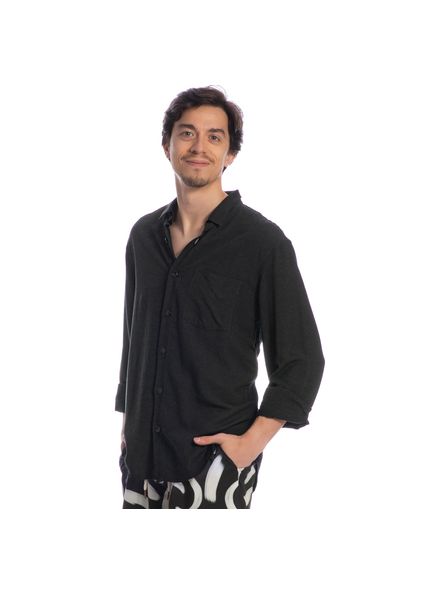 Camisa Masculina Maragogi Miguel Preto - Imagem 1
