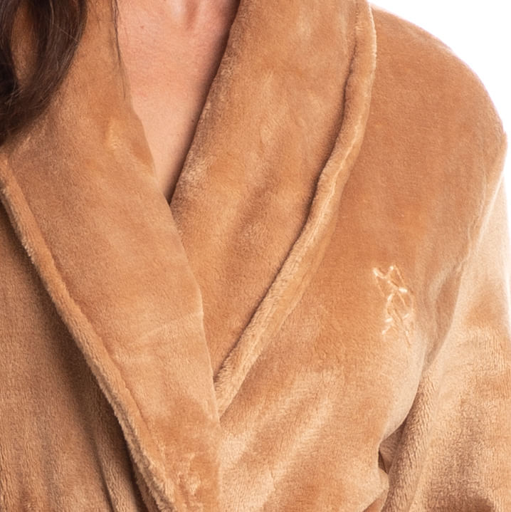 Robe Em Fleece Longo Pétala - Imagem 5 - Mobile