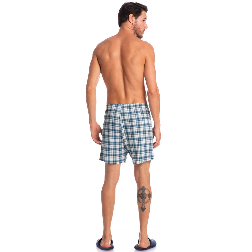 Boxer Masculina Xadrez Sunny - Imagem 4 - Mobile