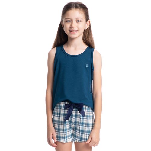 Pijama-Feminino-Curto-Regata-Infantil-Sunny