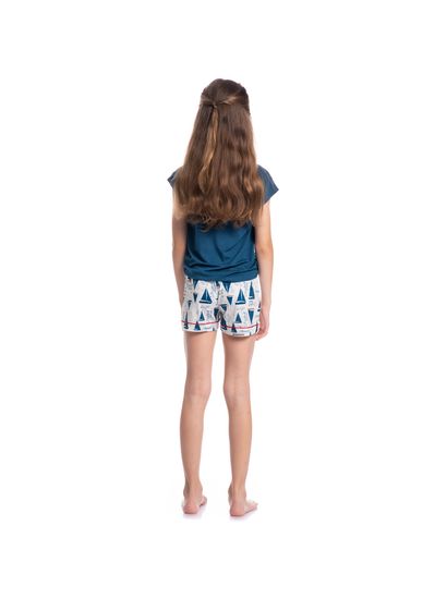 Pijama Feminino Infantil Curto Summer - Imagem 4 - Desktop