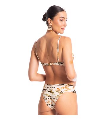 Biquíni Aro Corset Transpassada Média Conchas - Imagem 2 - Mobile