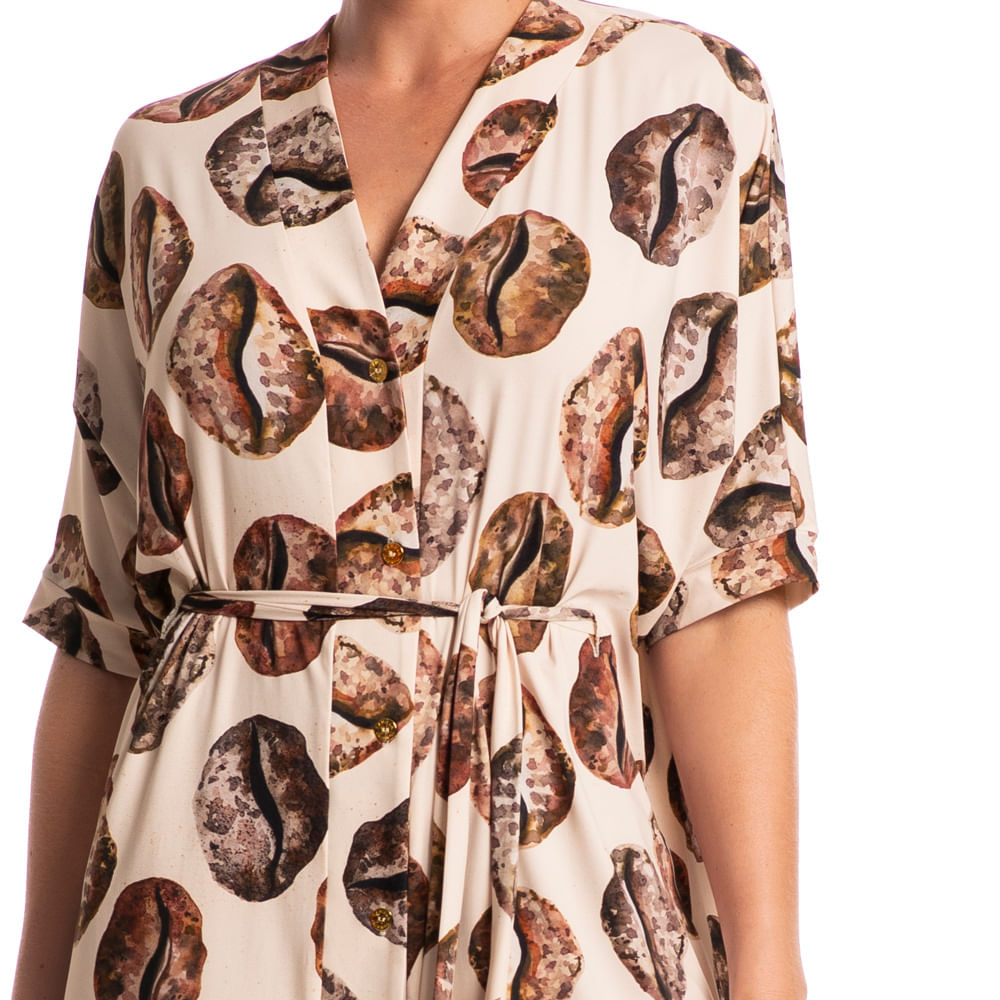Kaftan Camisa Conchas - Imagem 5 - Mobile