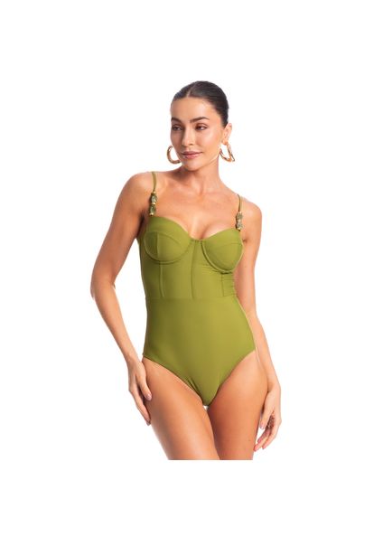 Maiô Corset Pistache Verde - Imagem 1