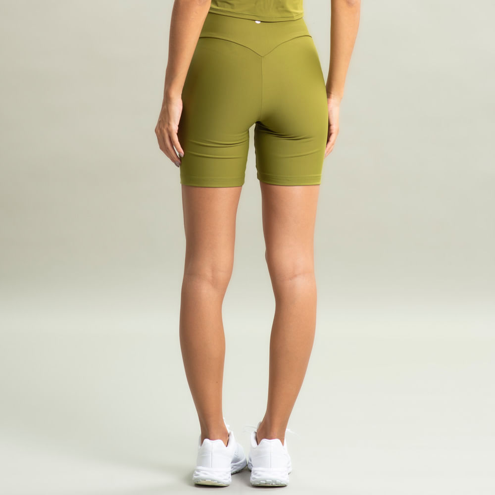 Bermuda Curve Shape New Com Bolso Outside Vivame Verde - Imagem 2