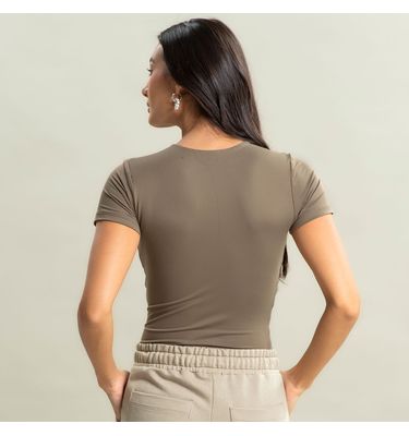 Blusa Feminina Manga Curta Contour Vivame - Imagem 2 - Mobile