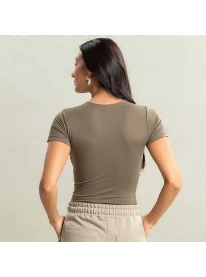 Blusa Feminina Manga Curta Contour Vivame - Imagem 2 - Desktop