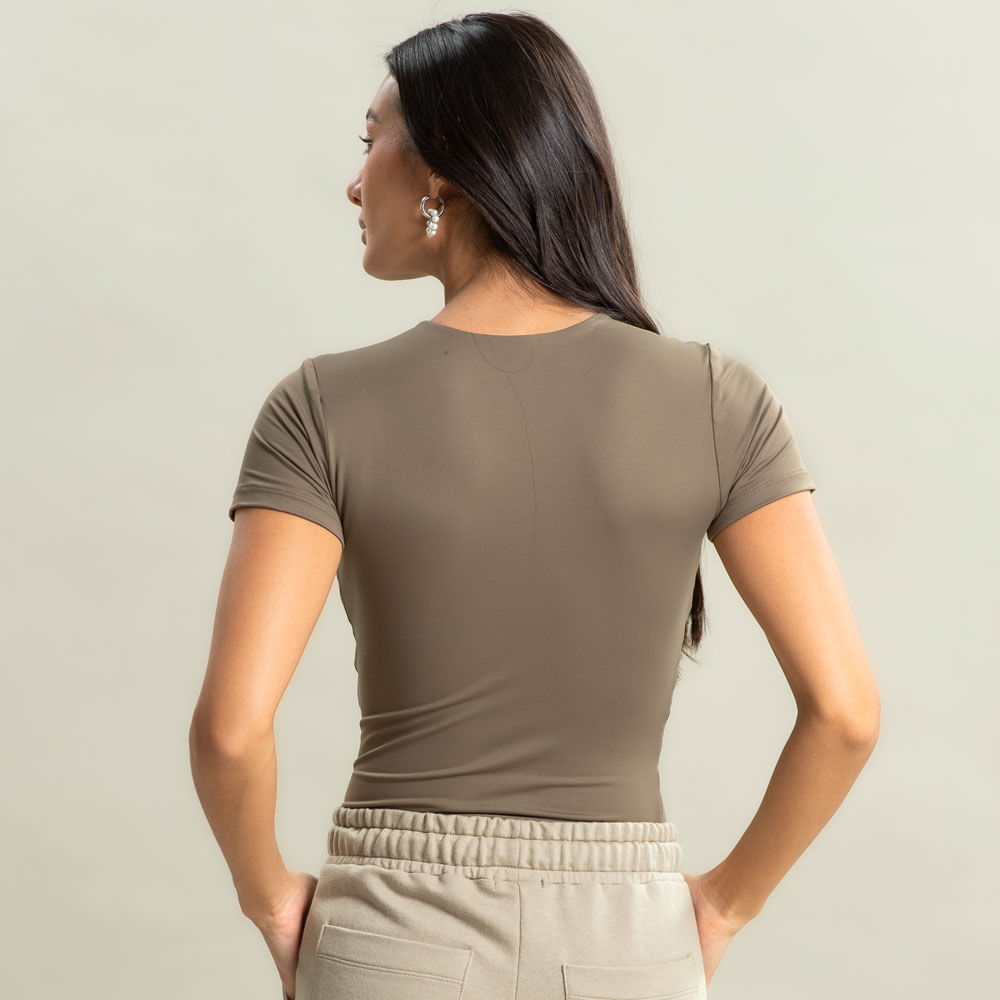 Blusa Feminina Manga Curta Contour Vivame - Imagem 2
