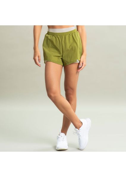 Shorts Duplo Park Vivame Verde - Imagem 1