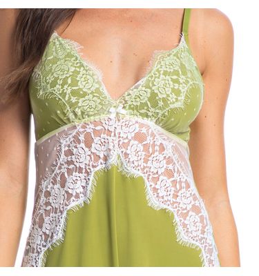 Camisola Curta Com Renda Maya - Imagem 5 - Mobile