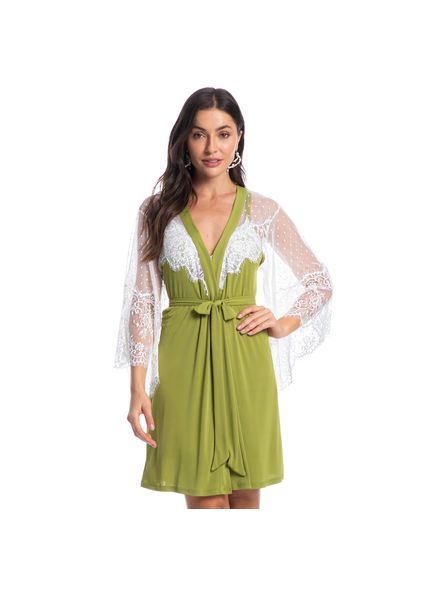 Robe Curto Feminino Maya Verde - Imagem 1