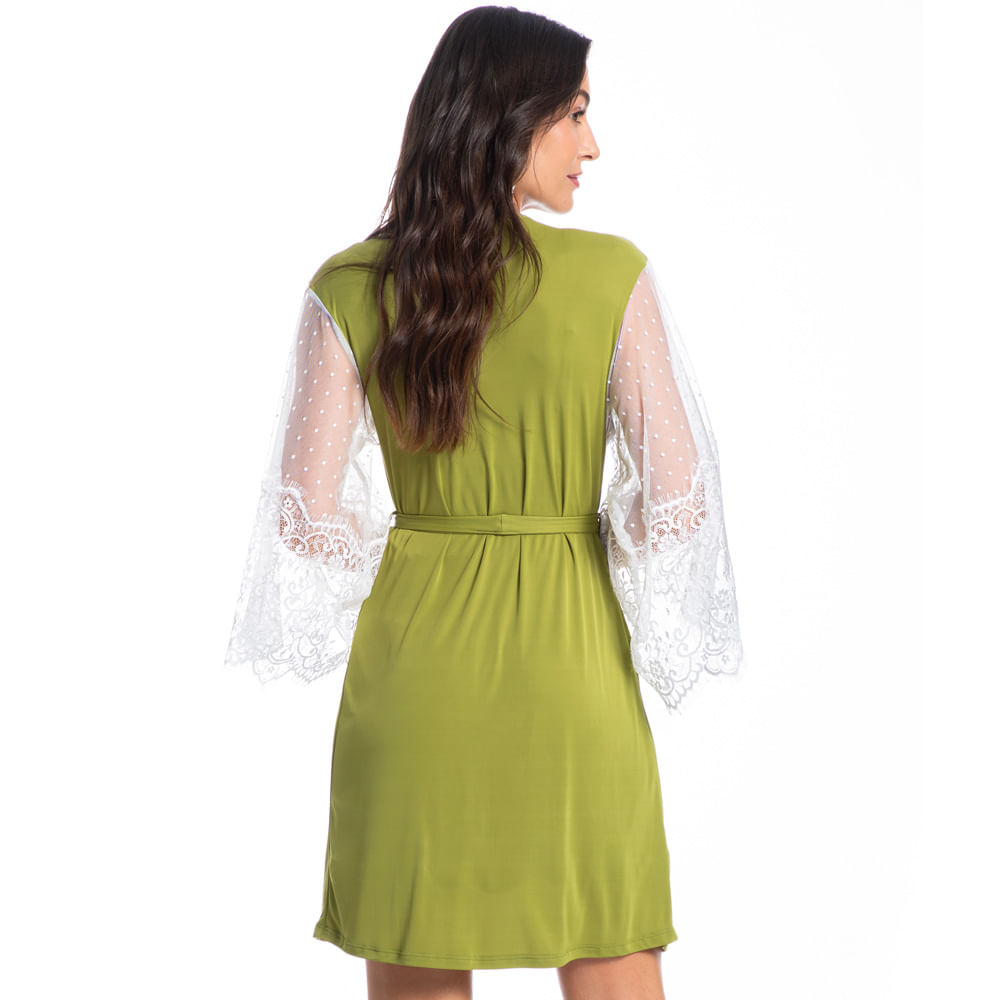 Robe Curto Feminino Maya Verde - Imagem 2