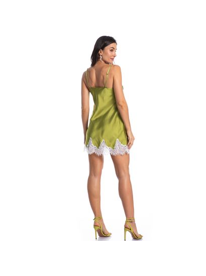 Camisola Curta Com Renda Malu - Imagem 4 - Desktop