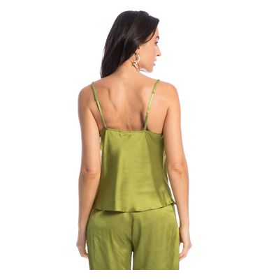 Pijama Longo Com Alças Malu - Imagem 2 - Mobile