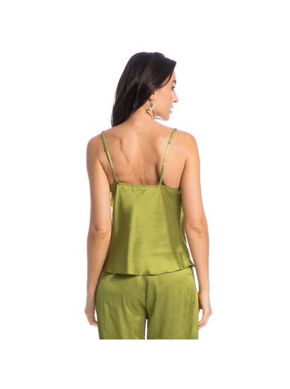 Pijama Longo Com Alças Malu - Imagem 2 - Desktop