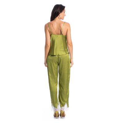 Pijama Longo Com Alças Malu - Imagem 4 - Mobile