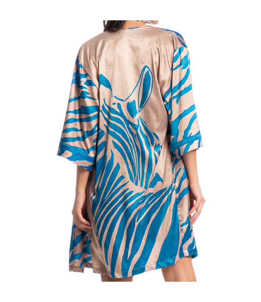 Robe Feminino Curto Luna Zebra - Imagem 5 - Desktop