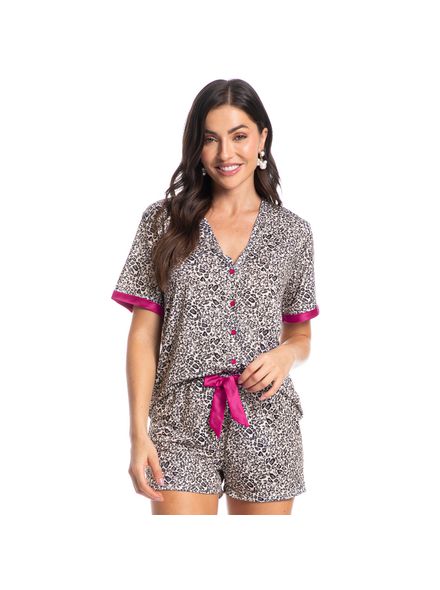 Pijama-Feminino-Curto-Abotoado-Luna-Onca